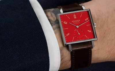 NOMOS Tetra neomatik: Uhren mit Ecken und Kanten in intensiven Farben